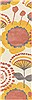 Surya Abigail Yellow Runner 26 X 80 Area Rug ABI9043-268 800-31354 Thumb 0