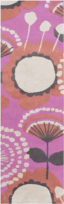 Surya Abigail Purple Runner 26 X 80 Area Rug ABI9046-268 800-31369 Image 0