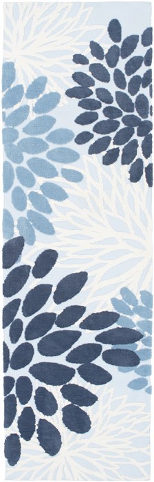 Surya Abigail Blue Runner 26 X 80 Area Rug ABI9056-268 800-31399 Image 0