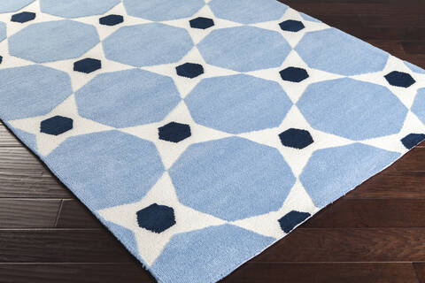 Surya Abigail Blue 80 X 110 Area Rug ABI9068-811 800-31462 Image 1