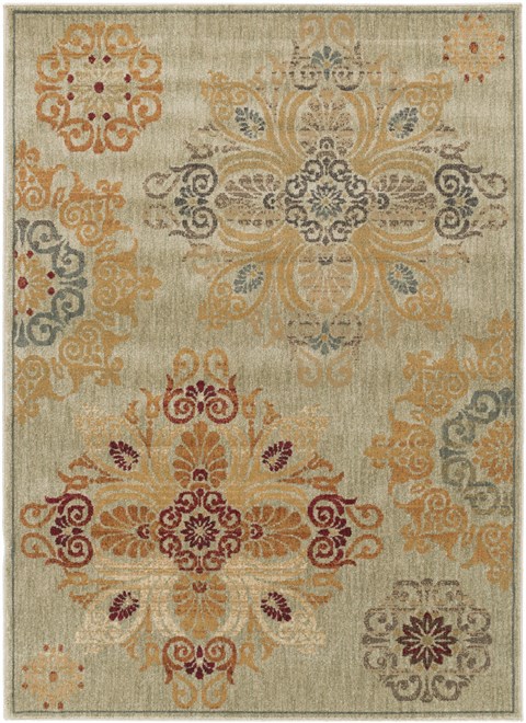 Surya Arabesque Grey 27 X 47 Area Rug ABS3000-2747 800-31492 Image 0