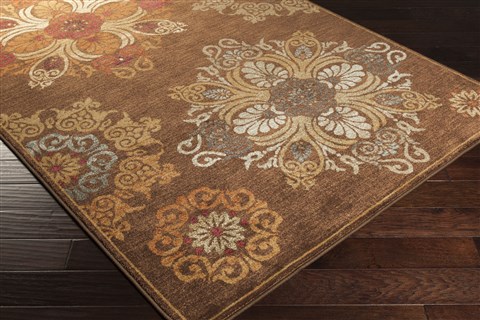Surya Arabesque Brown 71 X 91 Area Rug ABS3002-710910 800-31505 Image 1
