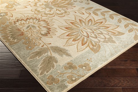 Surya Arabesque Green 71 X 91 Area Rug ABS3004-710910 800-31515 Image 1