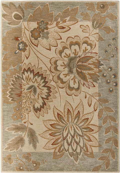 Surya Arabesque Green 71 X 91 Area Rug ABS3004-710910 800-31515 Image 0
