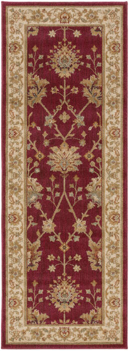Surya Arabesque Red Runner 27 X 73 Area Rug ABS3006-2773 800-31523 Image 0