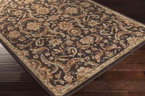 Surya Arabesque Black 11 X 211 Area Rug ABS3008-110211 800-31531 Image 1