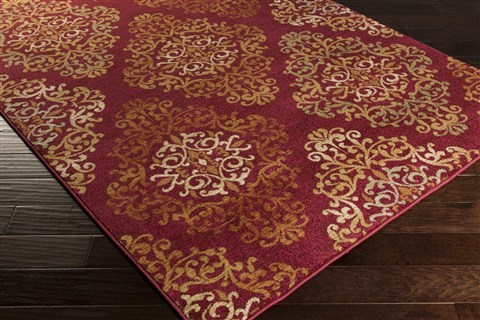 Surya Arabesque Red 11 X 211 Area Rug ABS3014-110211 800-31555 Image 1