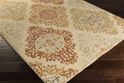 Surya Arabesque Green 27 X 47 Area Rug ABS3018-2747 800-31577 Image 1