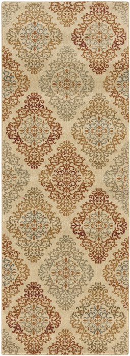 Surya Arabesque Green Runner 27 X 73 Area Rug ABS3018-2773 800-31578 Image 0