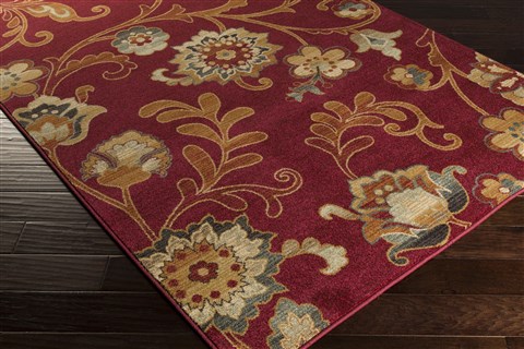 Surya Arabesque Red 11 X 211 Area Rug ABS3024-110211 800-31609 Image 1