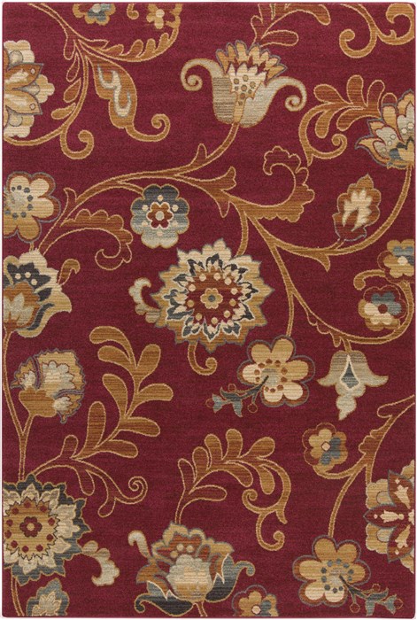 Surya Arabesque Red 11 X 211 Area Rug ABS3024-110211 800-31609 Image 0