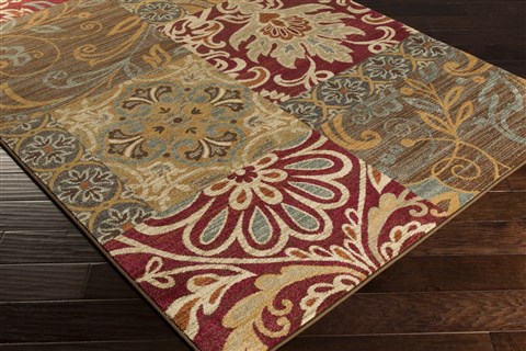 Surya Arabesque Red 11 X 211 Area Rug ABS3025-110211 800-31614 Image 1