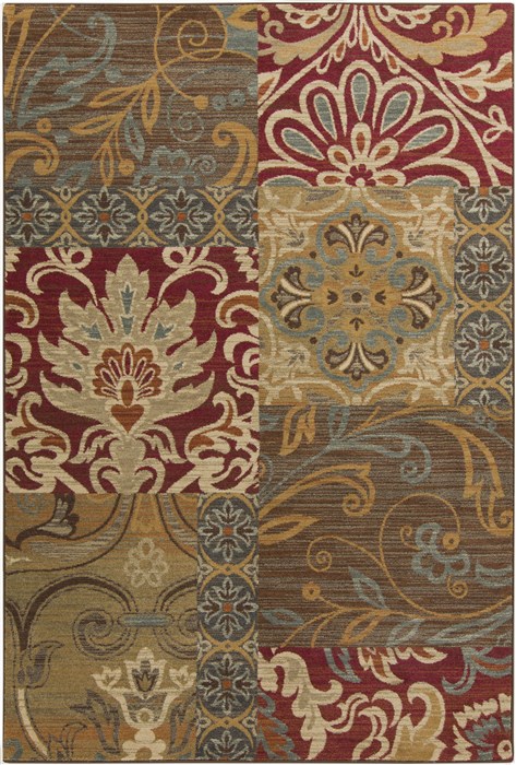 Surya Arabesque Red 11 X 211 Area Rug ABS3025-110211 800-31614 Image 0