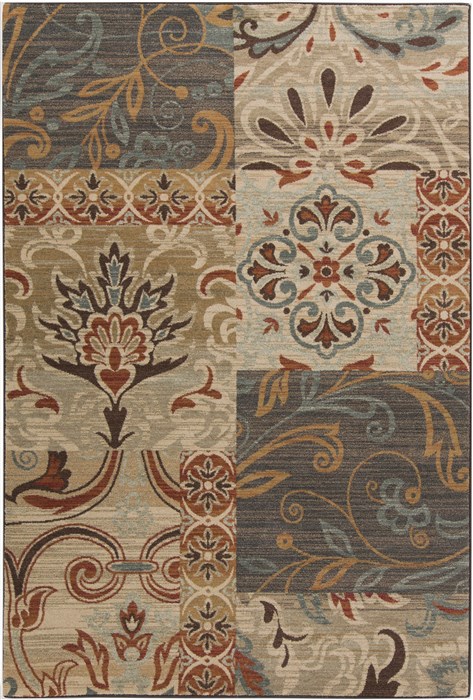 Surya Arabesque Orange 53 X 73 Area Rug ABS3026-5373 800-31621 Image 0