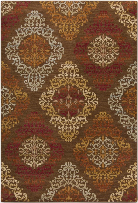 Surya Arabesque Brown 71 X 91 Area Rug ABS3028-710910 800-31632 Image 0