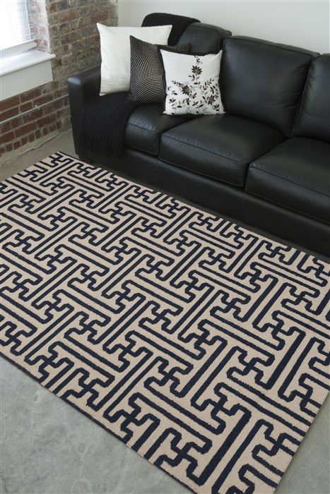 Surya Archive Blue Runner 26 X 80 Area Rug ACH1700-268 800-31634 Image 2