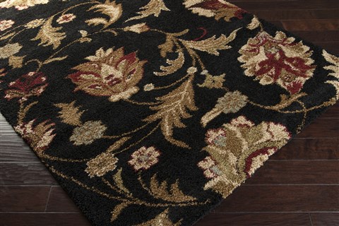 Surya Alfredo Black 71 X 91 Area Rug AFR3301-710910 800-31722 Image 1