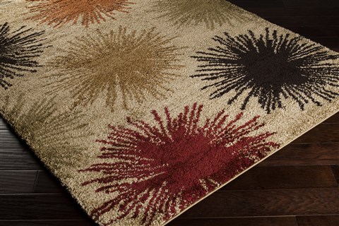 Surya Alfredo White 53 X 73 Area Rug AFR3304-5373 800-31736 Image 1