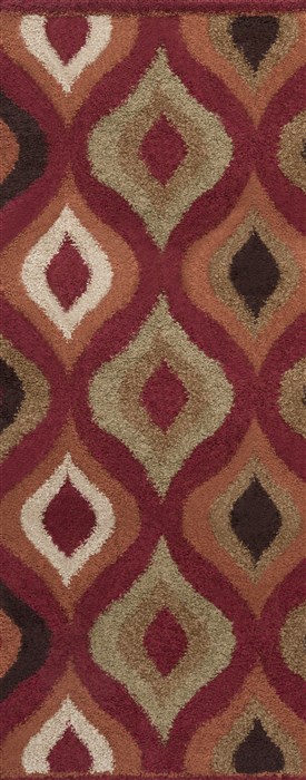 Surya Alfredo Red Runner 27 X 73 Area Rug AFR3306-2773 800-31744 Image 0