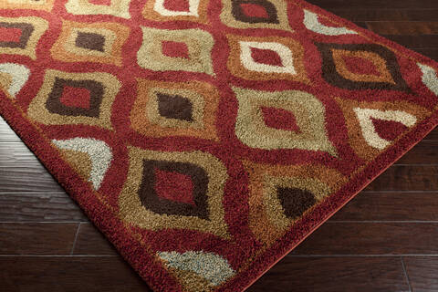 Surya Alfredo Red 53 X 73 Area Rug AFR3306-5373 800-31746 Image 1