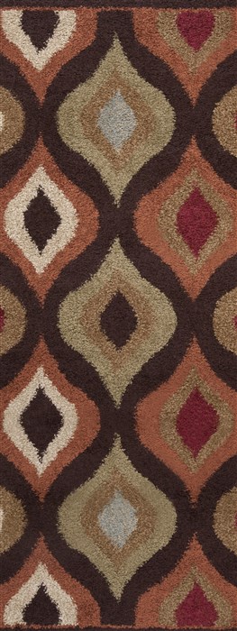Surya Alfredo Brown Runner 27 X 73 Area Rug AFR3307-2773 800-31749 Image 0