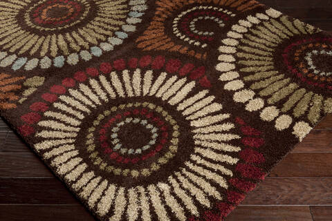 Surya Alfredo Brown 53 X 73 Area Rug AFR3318-5373 800-31791 Image 1