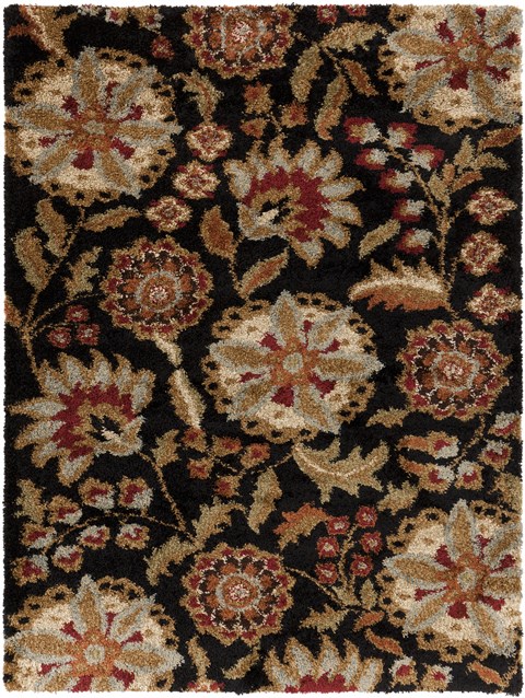 Surya Alfredo Black 30 X 50 Area Rug AFR3334-35 800-31845 Image 0
