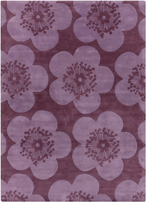 Surya Aimee Wilder Purple 80 X 110 Area Rug AIW4000-811 800-31939 Image 0