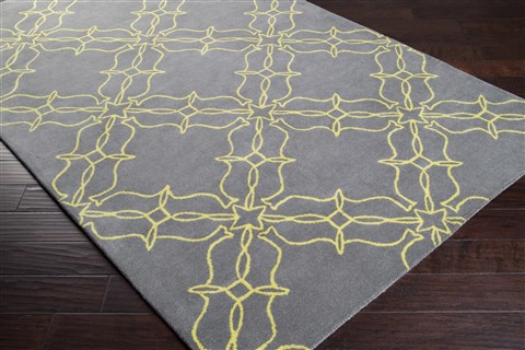 Surya Aimee Wilder Grey 90 X 130 Area Rug AIW4003-913 800-31951 Image 1