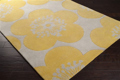 Surya Aimee Wilder Yellow 33 X 53 Area Rug AIW4004-3353 800-31954 Image 1