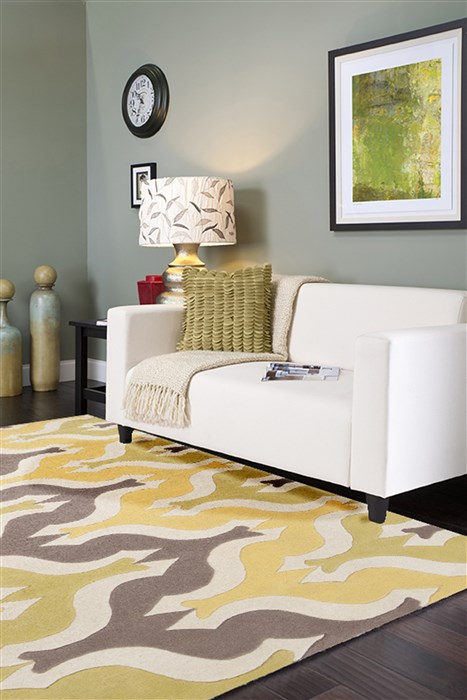 Surya Aimee Wilder Yellow 50 X 80 Area Rug AIW4007-58 800-31965 Image 2
