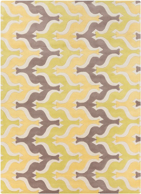 Surya Aimee Wilder Yellow 80 X 110 Area Rug AIW4007-811 800-31966 Image 0