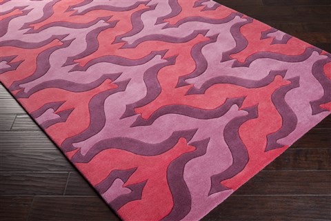 Surya Aimee Wilder Purple 50 X 80 Area Rug AIW4009-58 800-31976 Image 1