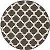 Surya Alfresco Black Round 89 X 89 Area Rug ALF9584-89RD 800-31989 Thumb 0