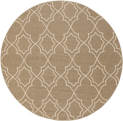 Surya Alfresco Brown Round 53 X 53 Area Rug ALF9587-53RD 800-32022 Image 0