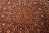 Qum Brown Round Hand Knotted 66 X 66  Area Rug 254-32024 Thumb 2