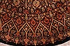 Qum Brown Round Hand Knotted 66 X 66  Area Rug 254-32024 Thumb 3
