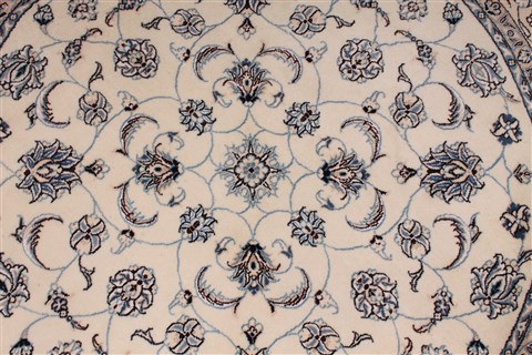 Nain Beige Round Hand Knotted 410 X 410 Area Rug 254-32025 Image 2