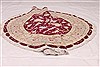 Tabriz Beige Round Hand Knotted 49 X 49  Area Rug 254-32026 Thumb 4