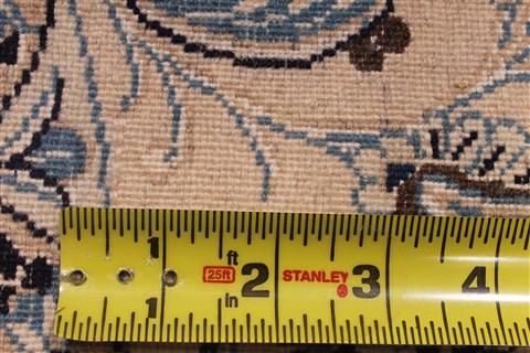 Nain Beige Round Hand Knotted 50 X 50 Area Rug 254-32027 Image 3