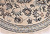 Nain Beige Round Hand Knotted 33 X 33 Area Rug 254-32029 Thumb 3
