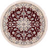 Nain Red Round Hand Knotted 35 X 35  Area Rug 254-32033 Thumb 0
