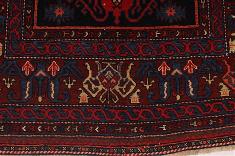 Kazak Blue Hand Knotted 40 X 70 Area Rug 254-32039 Image 1