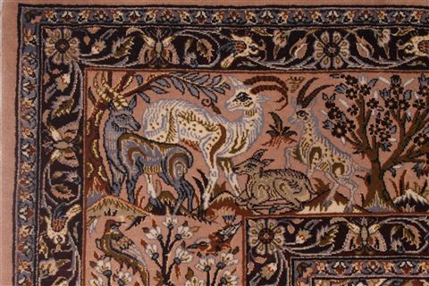 Isfahan White Hand Knotted 41 X 76 Area Rug 254-32045 Image 1