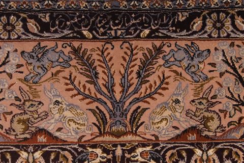 Isfahan White Hand Knotted 41 X 76 Area Rug 254-32045 Image 5