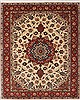 Tabriz Beige Hand Knotted 50 X 63  Area Rug 254-32049 Thumb 0