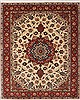 Tabriz Beige Hand Knotted 50 X 63 Area Rug 254-32049 Thumb 0
