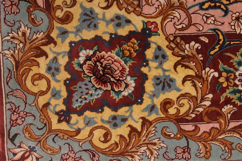 Qum Beige Hand Knotted 44 X 68 Area Rug 254-32067 Image 5