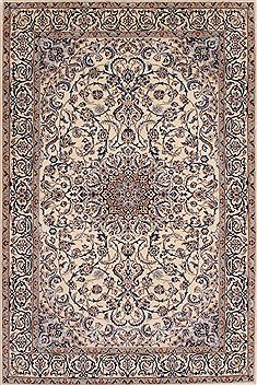 Nain Beige Hand Knotted 4'4" X 6'8"  Area Rug 254-32075