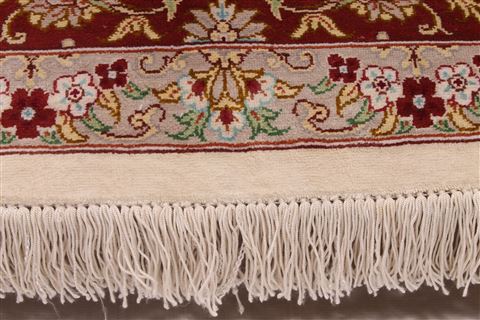 Qum Beige Hand Knotted 44 X 68 Area Rug 254-32085 Image 16